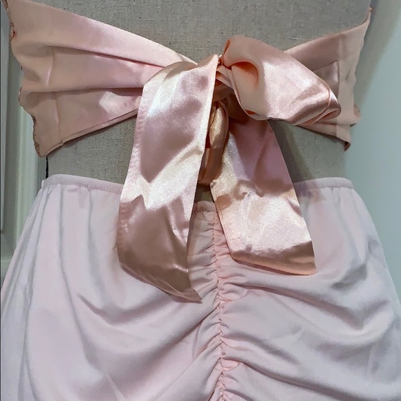 PINK DETAILED TWO PIECE SKIRT SET WITH SEQUINS - Picture 6 of 9